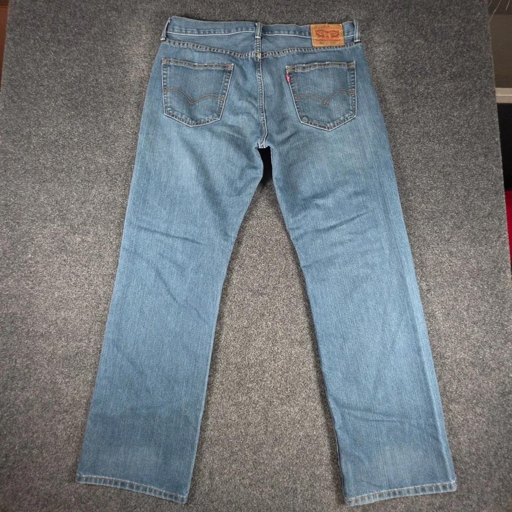 Levi's 559 Relaxed Straight Jeans Mens 36x32 Blue Medium Wash Denim 00559-0733